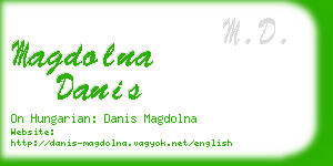 magdolna danis business card